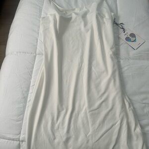 Iris Mini/Bodycon/slip dress with Rhinestone Straps